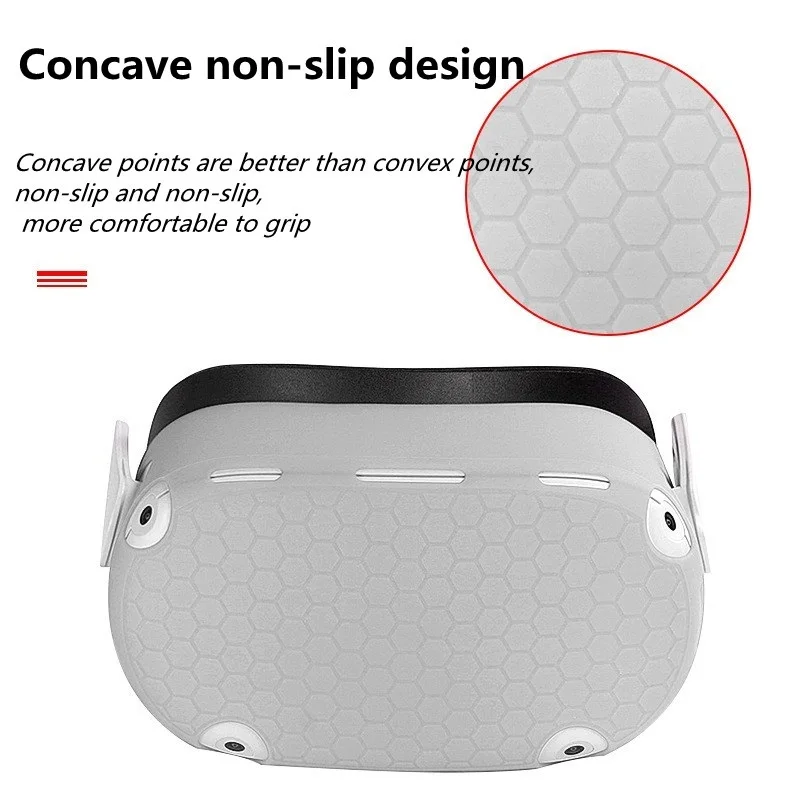 silicone protective cover shell case for oculus quest 2 vr headset head cover anti scratches for oculus quest 2 vr accessories free global shipping