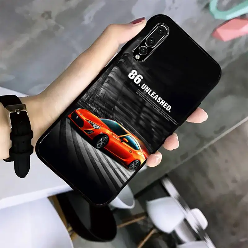 

New AE86 Phone Case For Huawei G7 G8 P7 P8 P9 P10 P20 P30 Lite Mini Pro P Smart Plus Black Soft TPU Cove Fundas
