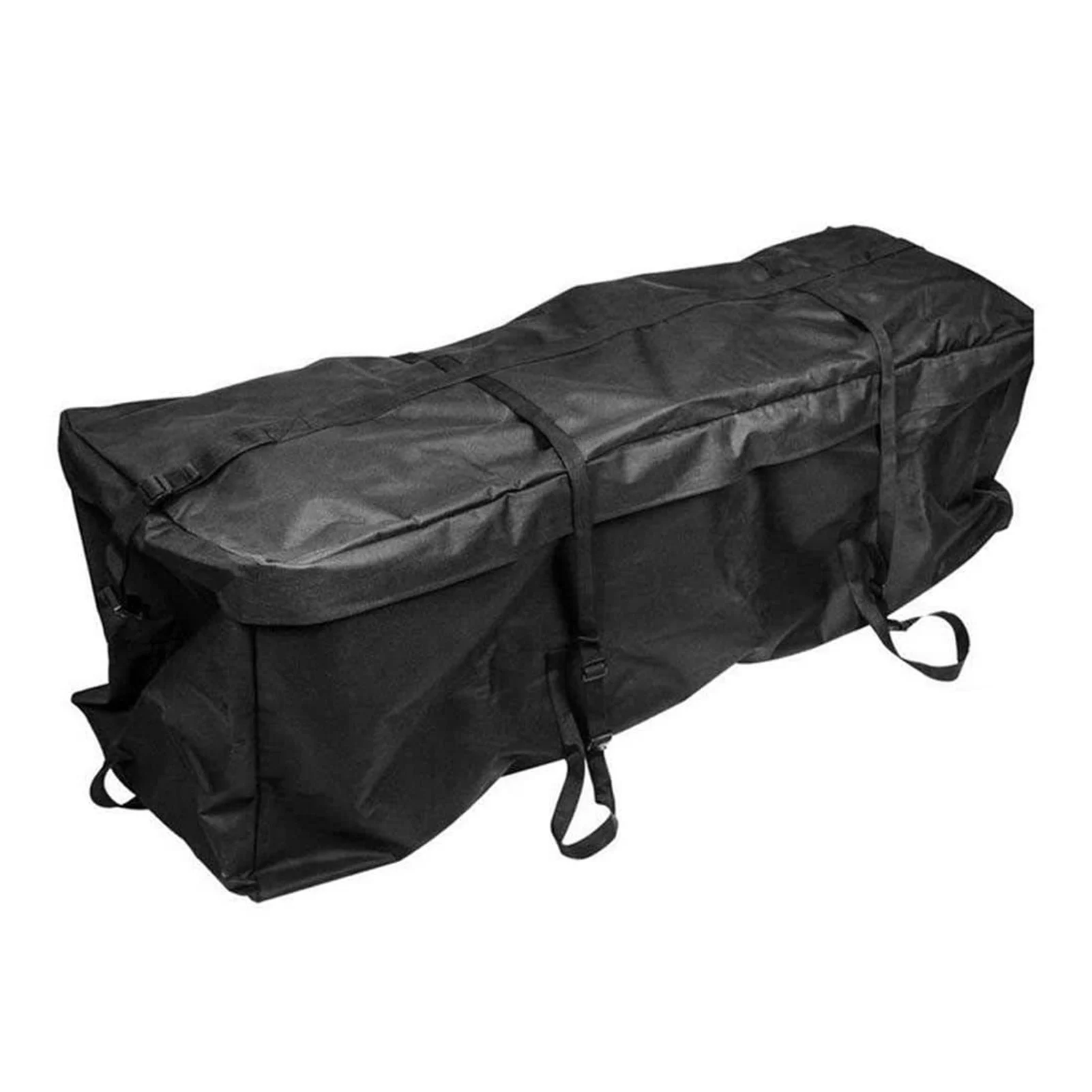 

140x45x48cm Large Waterproof Car Cargo Roof Bag Rooftop Luggage Carrier Black Storage Cube Bag Travel Universal For Cars