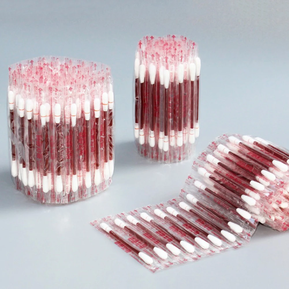 

50/100 шт., Одноразовые Медицинские Ватные палочки для лечения ран