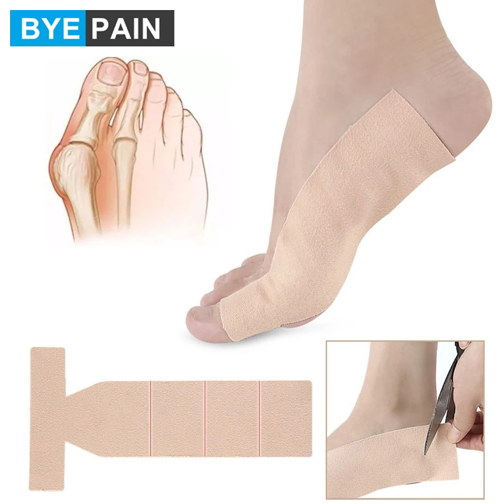 1 шт. BYEPAIN дышащая Т образная Удобная лента для ног корректор вальгусная