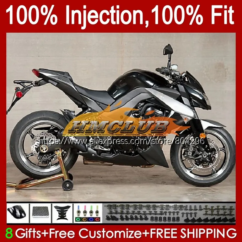

Инъекции OEM для KAWASAKI NINJA Z1000R Z 1000 тела 118No.35 Z1000, 10, 11, 12, серого и черного цветов, 13 Z-1000 2010 2011 2012 2013 обтекатели