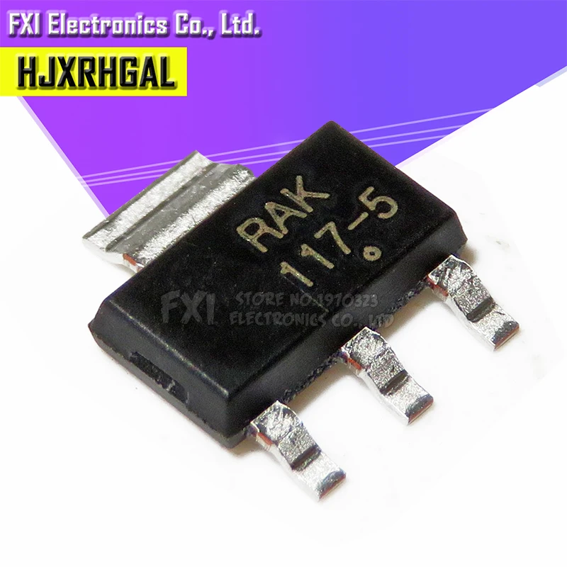 

20 штук NCP1117ST50T3G 117-5 IC REG LDO 5V СОТ-223 новый оригинальный