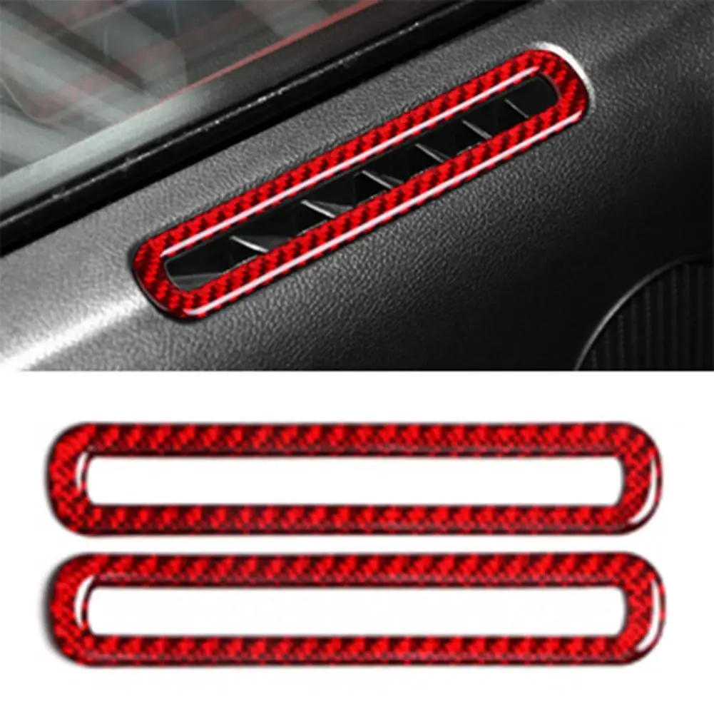 

2 шт., автомобильные аксессуары из углеродного волокна для вентиляционного отверстия