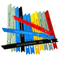 14pcs u shank jig saw blade set assorted metal steel jigsaw blade fitting for wood plastic cutting tools