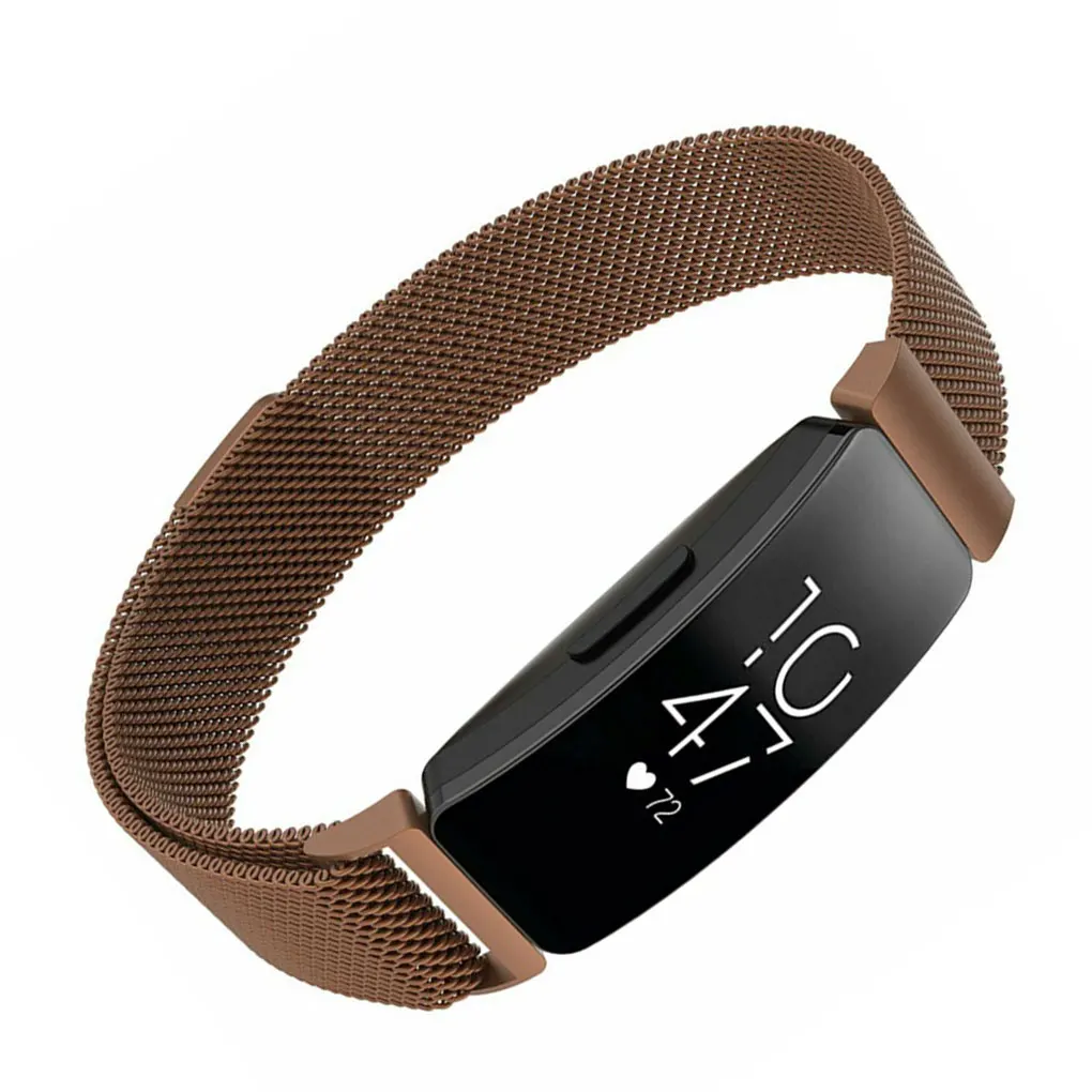 

Replacement For Fitbit inspire / inspire HR Wristband Strap Stainless Steel Magnetic Bracelet Strap