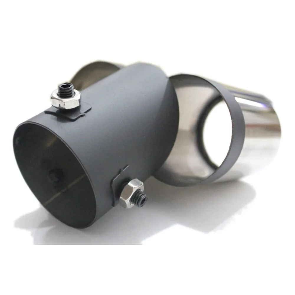 Автомобильный круглый изогнутый глушитель выхлопной трубы наконечник из