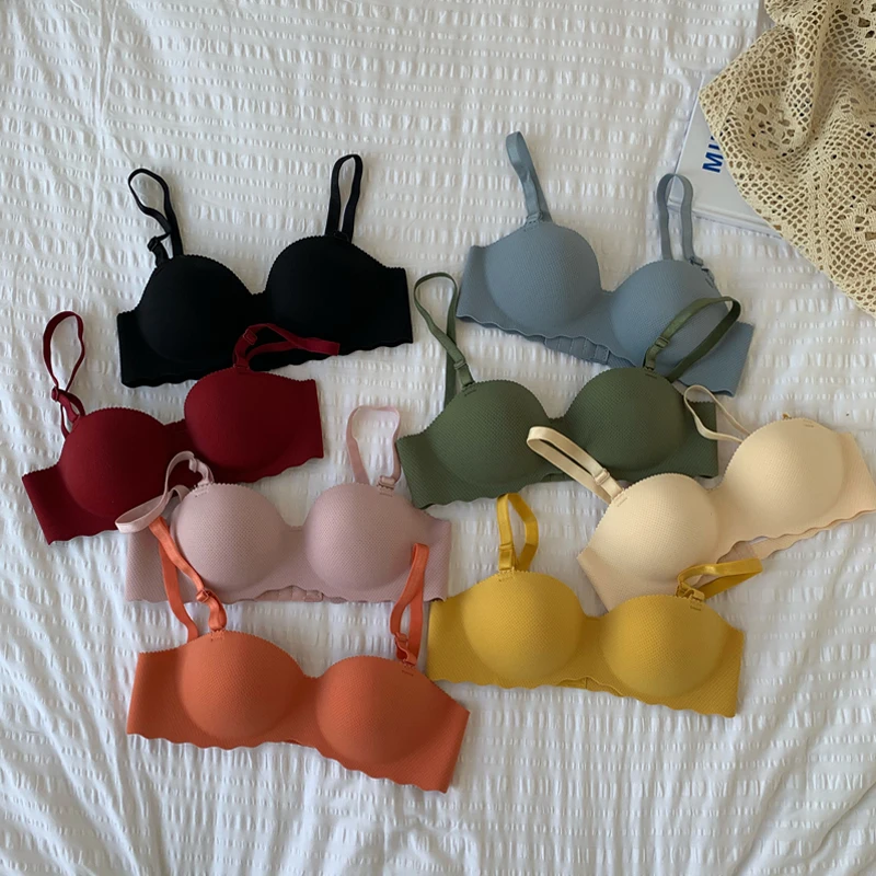 

New sale Bras for Women Push Up Sexy Lingerie Seamless Bra Fashion Bralette Brassiere Female Underwear Intimates Hot