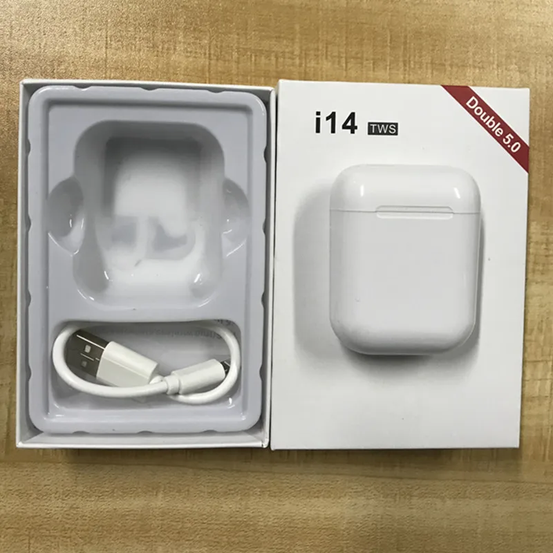 Оригинальные i14 мини беспроводные наушники tws i10 i10 Max наушники bluetooth 5,0 сенсорные наушники с зарядным устройством коробка для наушников - Цвет: i14 tws