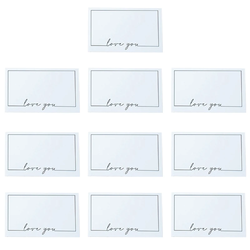 

10 Pcs Thank You Cards for Baby Shower, Wedding, Birthday Party Blank Inside