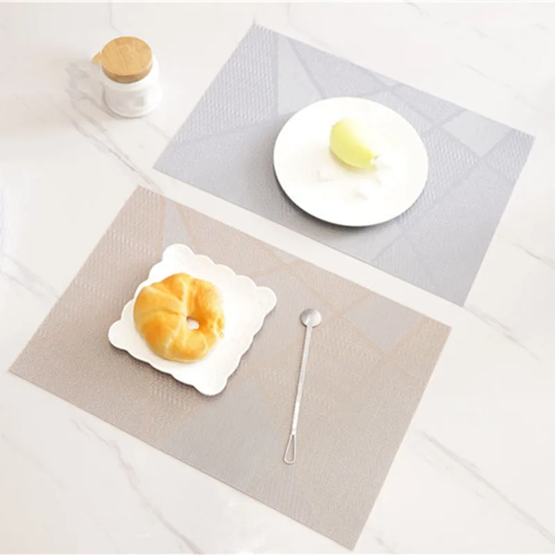 Стильный Противоскользящий декоративный коврик для столовых приборов