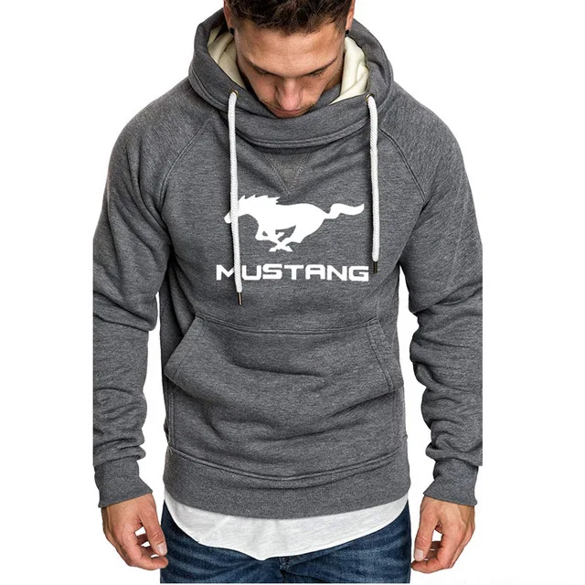 

Hoodies Men for Mustang Car Logo Print Sweatshirt Spring Autumn Fashion Men Hoodie hip hop harajuku Casual Hoody Fleece tracksui