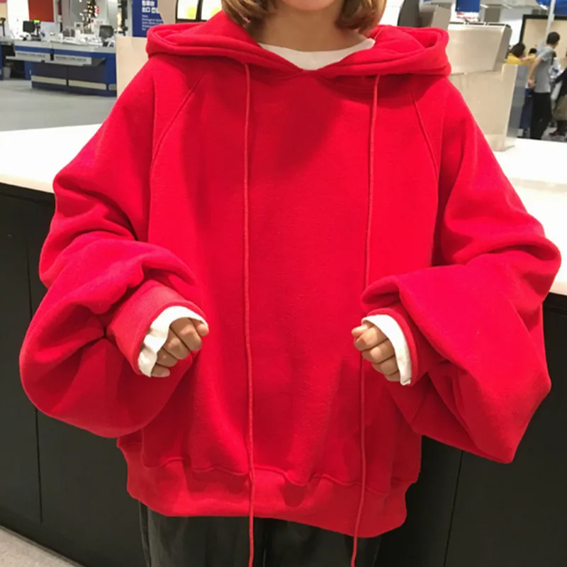 2018 корейский стиль женские толстовки harajuku желтый топ зимняя одежда женская