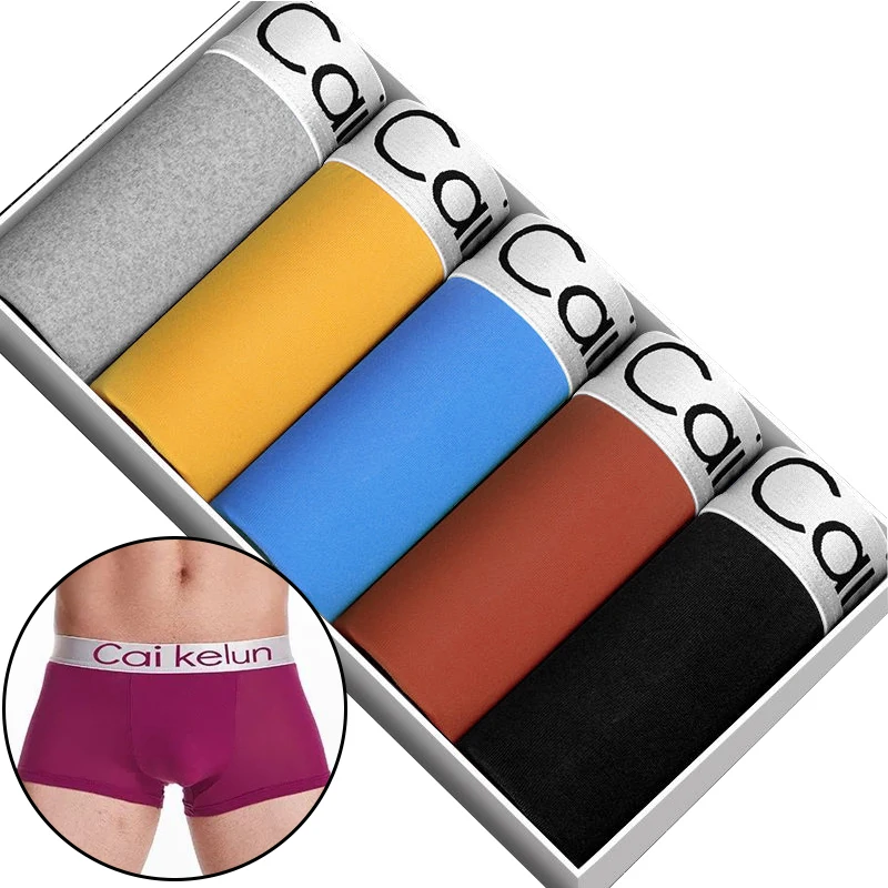 

3/5pcs/lot Mens Underwear Boxershorts Men Boxer Cuecas Masculinas Male Panties Sexy lingerie Man Underpants Flexible Shorts