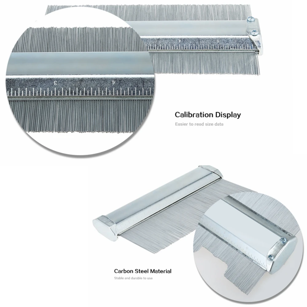 Контурный манометр профиля 150 мм шаблон глубокого декорирования плиточная сталь