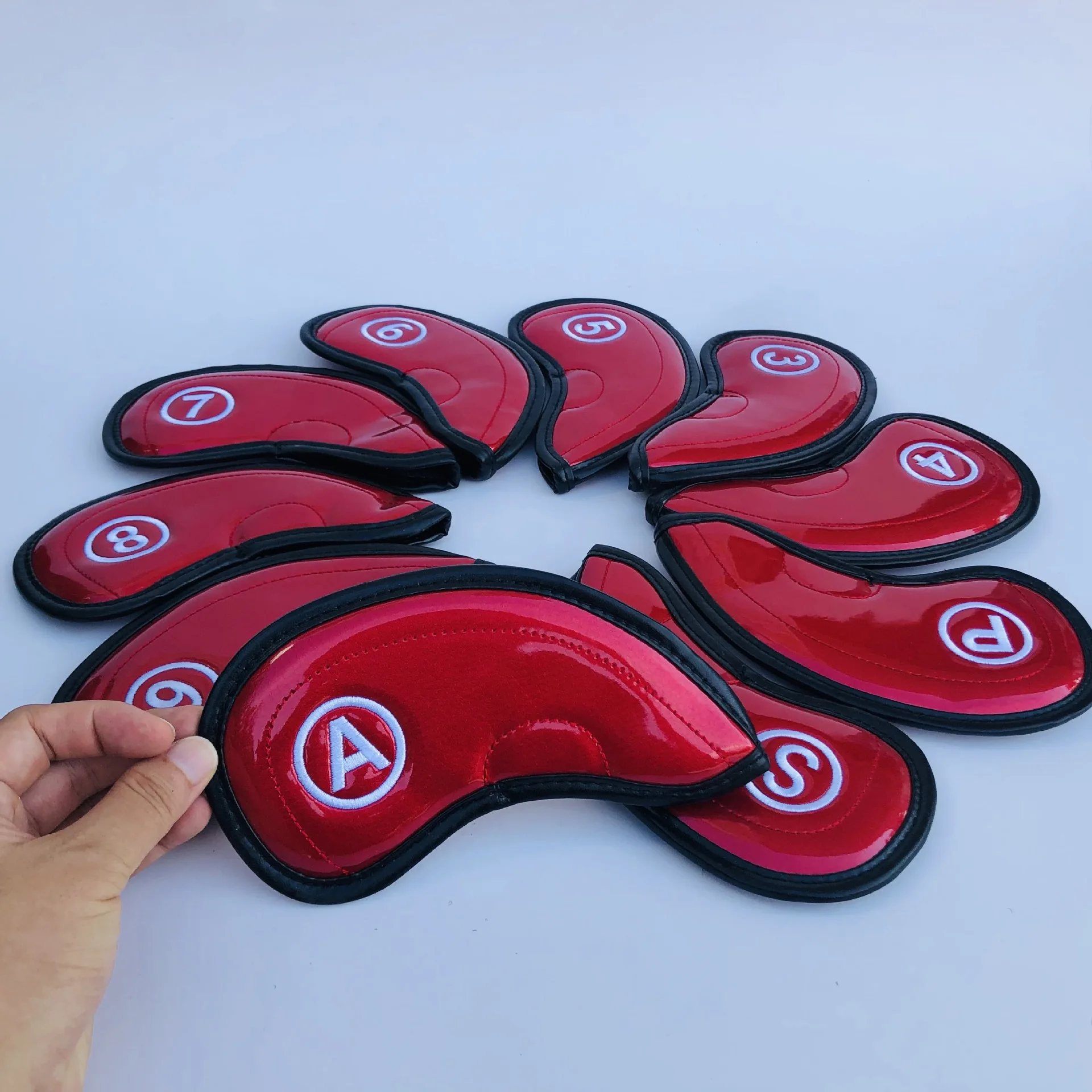 10 шт./партия Чехлы для гольфа из прозрачного полиуретана водостойкие