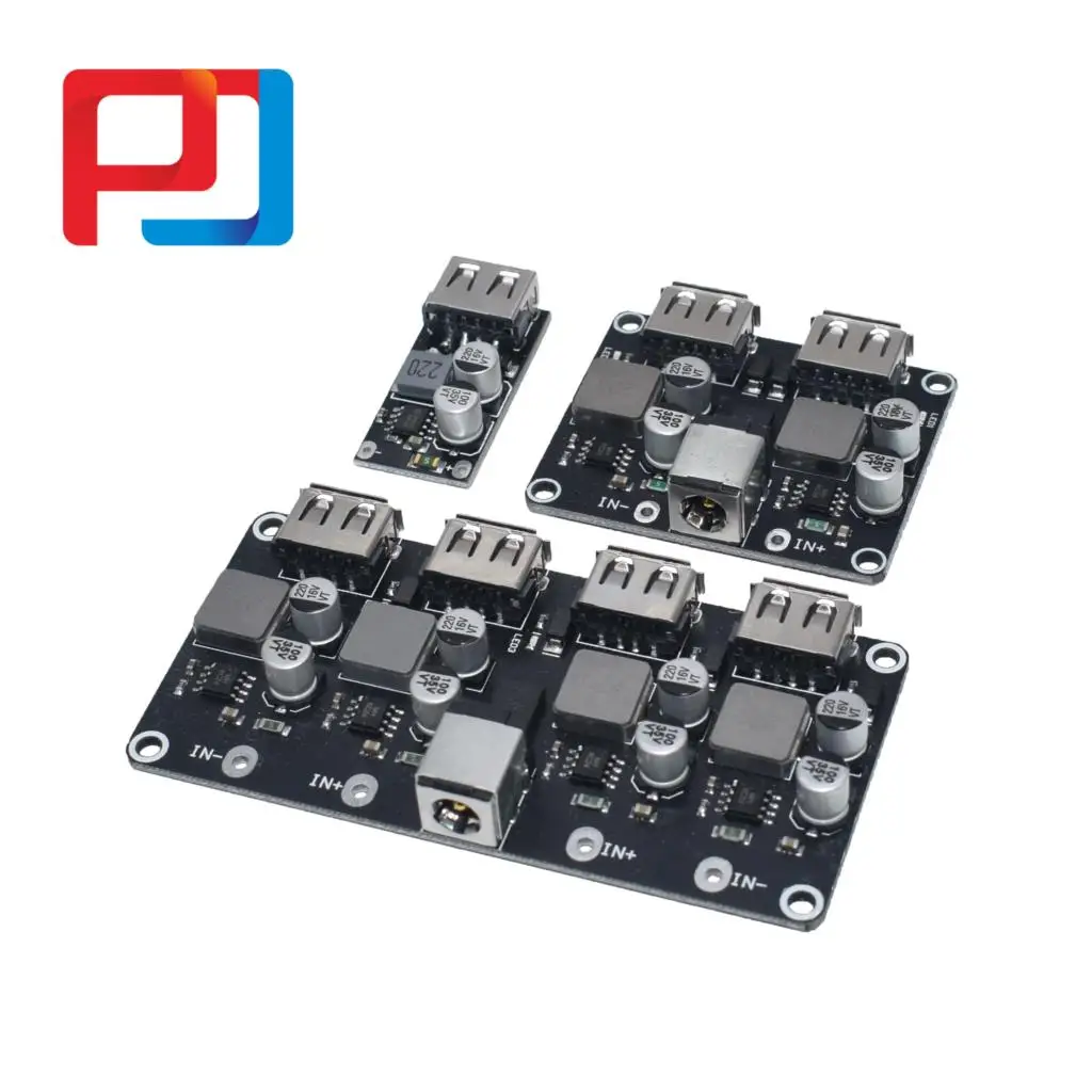 USB QC3.0 QC2.0 DC-DC понижающий преобразователь зарядки модуль 6-32V 9 В 12 24 постоянного