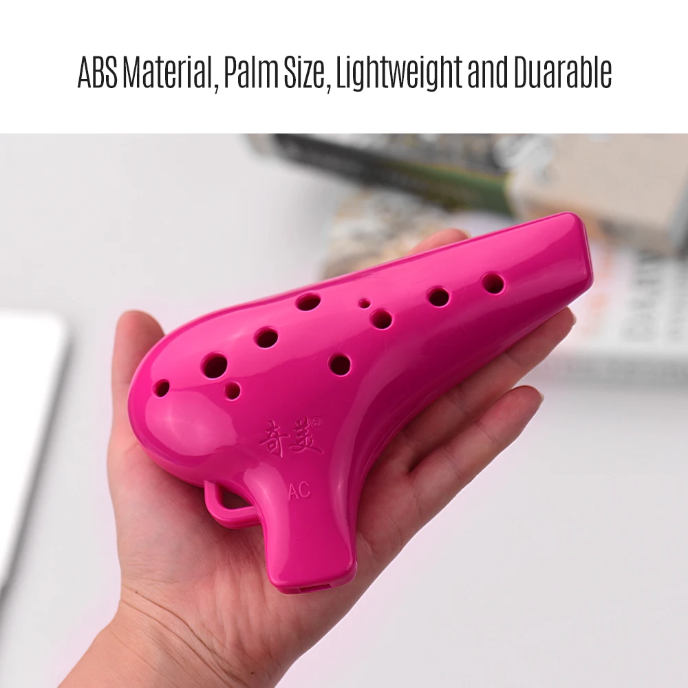 QI MEI QMT-4 Alto C 12 отверстий окарина ABS материал s инструмент ветра с музыкальным
