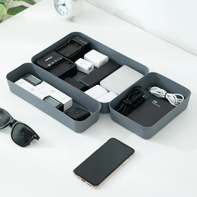 Комбинированная коробка для хранения настольный лоток косметики поднос одежды