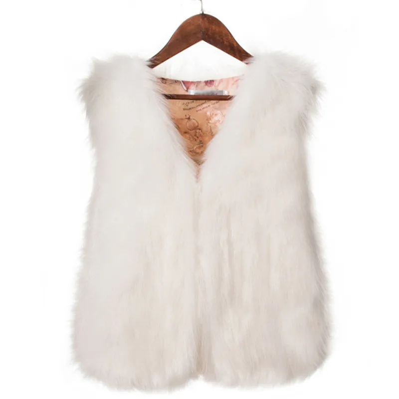 Spring Mink Faux Fur Coat Vest Casual Warm Winter Jacket Slim Futerko Soft Casaco Feminin Chaleco Mujer O15 | Женская одежда