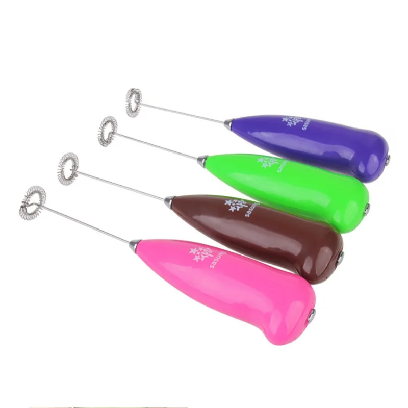 

Egg Beater Coffee Milk Drink Electric Whisk Mixer Frother Foamer Electric Mini Handle Mixer Stirrer DIY Kitchen Accessories#Q