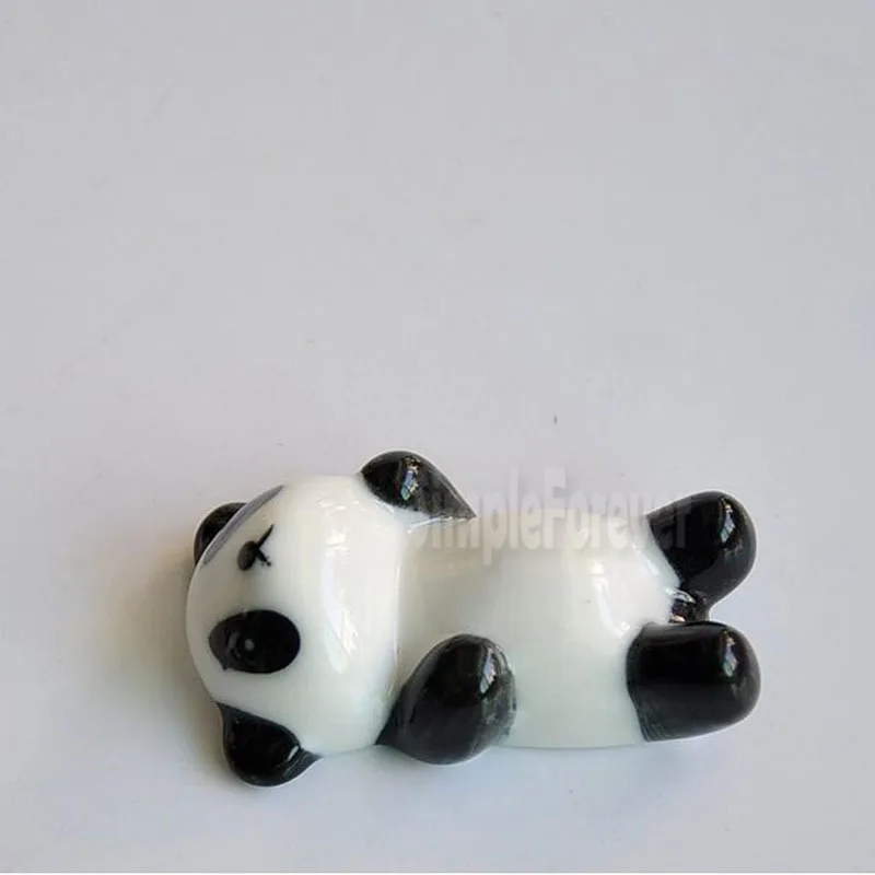 100 шт./лот керамическая панда палочки для еды подставка держатель фарфоровая