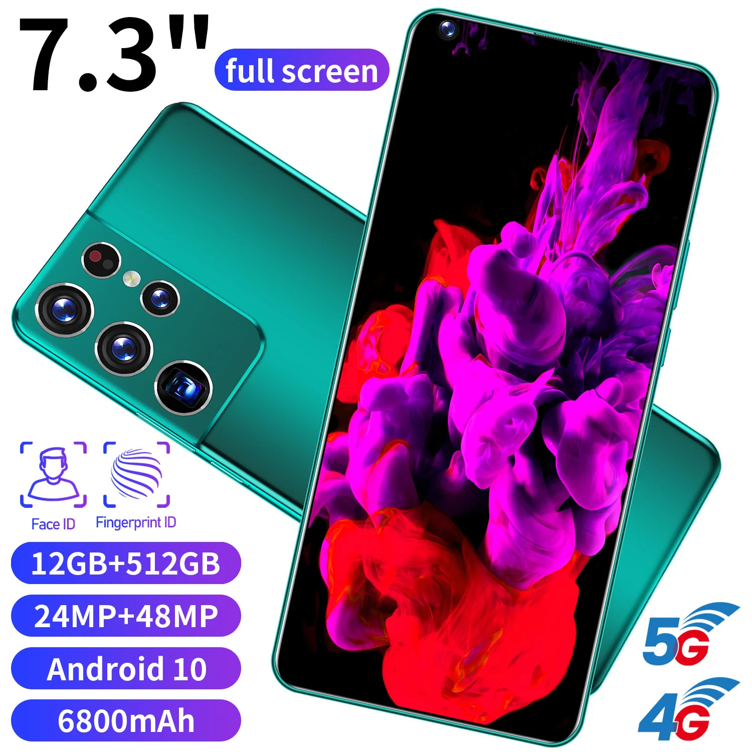 

Global Version Galxy N25+ Smartphone 10-core 256/512 GB FullScreen Android 10.0 Face ID Dual Camera 4G Smart Mobile Cell Phone