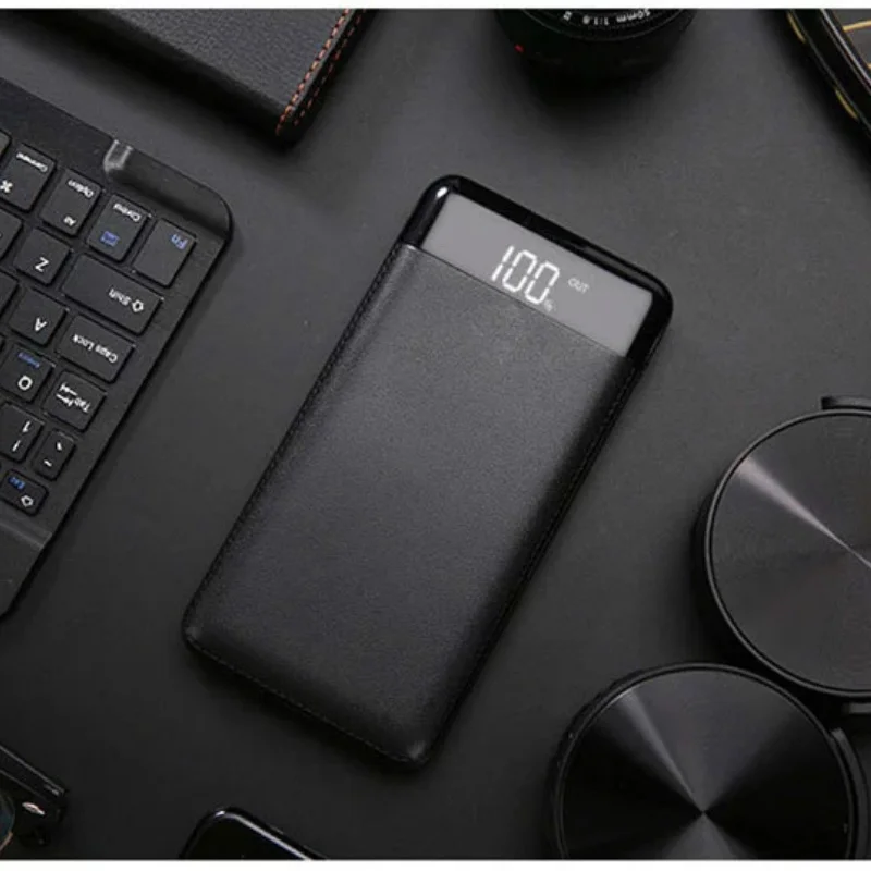 Внешний аккумулятор 20000 мАч ЖК дисплей быстрая зарядка двойной USB для iPhone X 8 7 6 5
