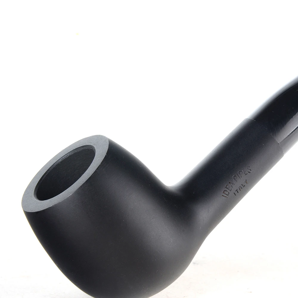 Трубы Briar для курения табака гладкая отделка 9 мм фильтр изогнутая труба форма