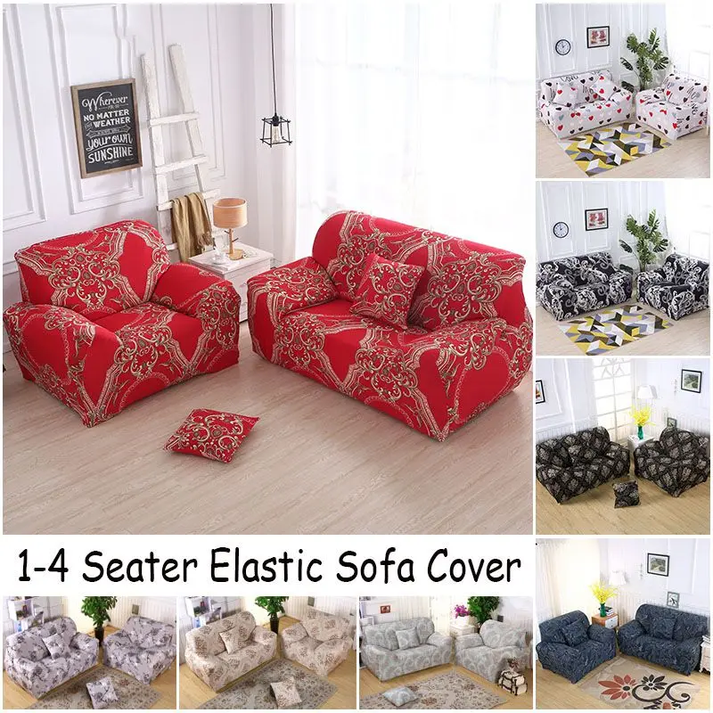 

Stretch Slipcovers Sectional Elastic Bench Cover Sofa Cover Couch Slipcover No Pillow Stretch Sofa Cover for Home Living Room