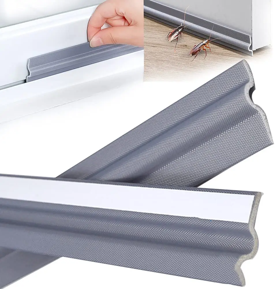 

Door Bottom Seal Strip Weather Window Rubber Seal Weatherstrip Windproof Dust Self Adhesive Door Windshield Sealing Tape