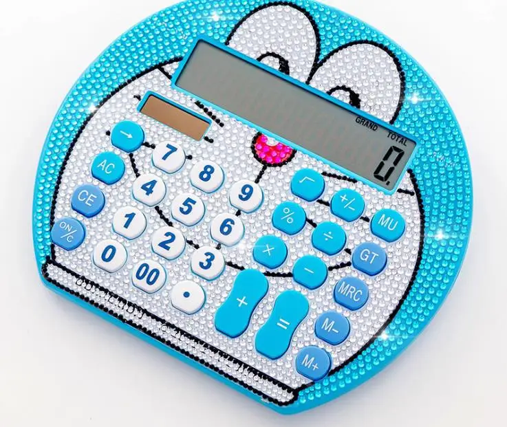 12-bit diamond solar cute fashion cartoon calculator clearing with pen and notebook computing Calculadoras | Компьютеры и офис