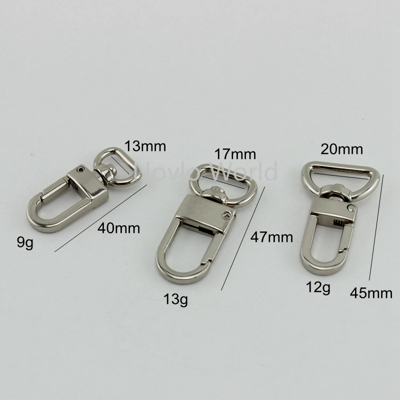 Мир Nolvo 20 шт. 4 цвета 13 мм 17 сумка брелок для багажа крючок кошелька крючки ремней