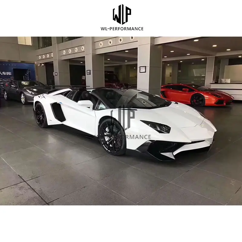 Lp700 до Lp750 Sv стиль стекловолоконного переднего бампера заднего задний спойлер для
