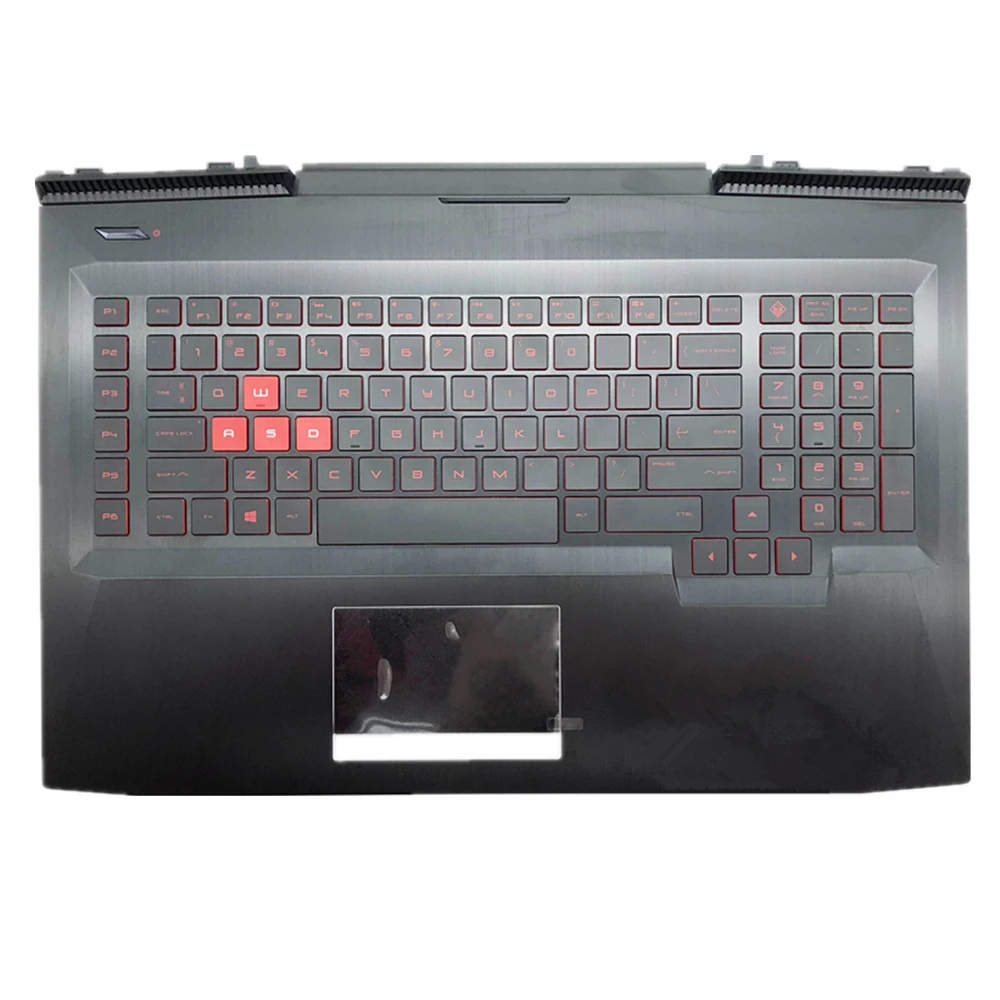 Чехол для клавиатуры ноутбука HP OMEN 17 AN an000 an100 черный с ЖК экраном верхняя крышка