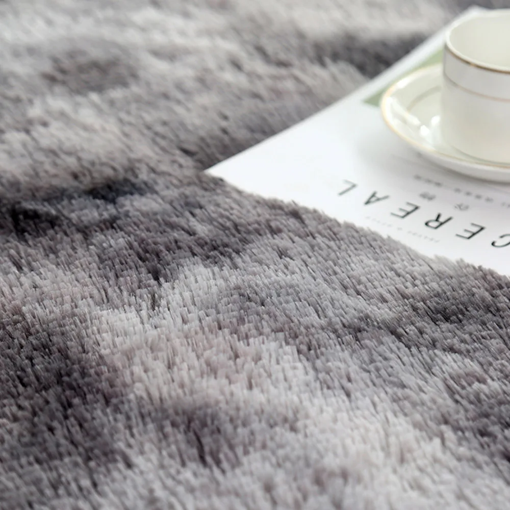 Противоскользящий ковер напольный для спальни домашний с узелком коврик дивана