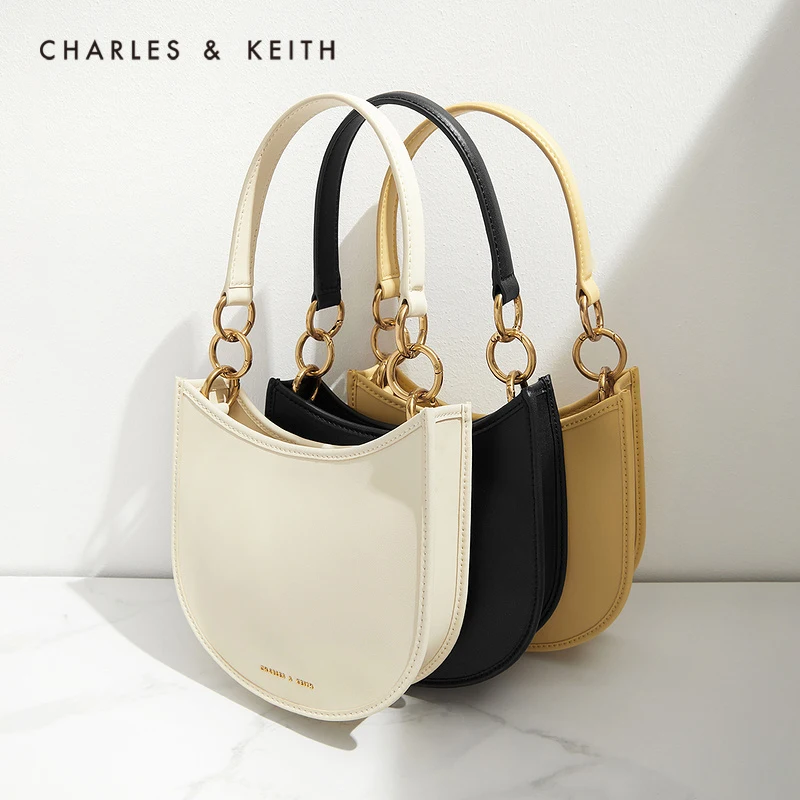 CHARLES＆KEITHНовинка на летом 2021 CK2 80781491 Дамы просто пригородный одно плечо седло