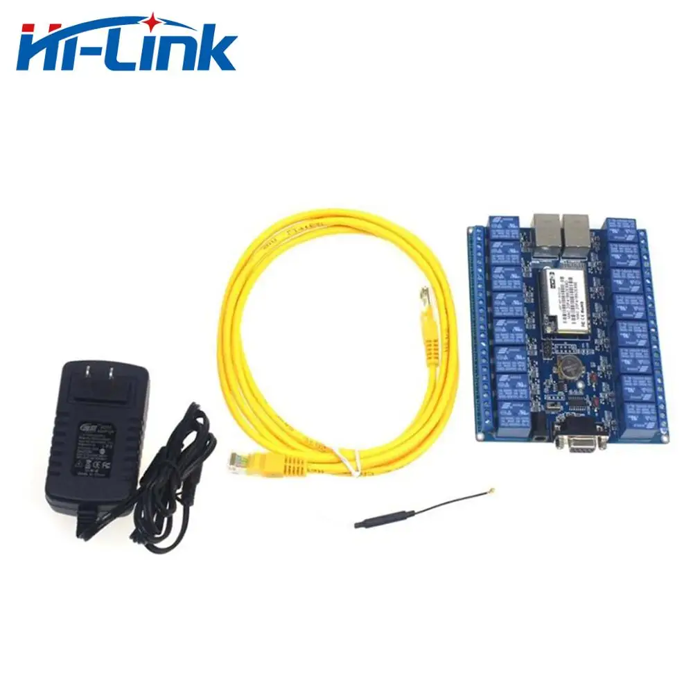 Бесплатная доставка HLK SW16 16 канальный видеорегистратор LAN WAN Wi Fi релейная плата