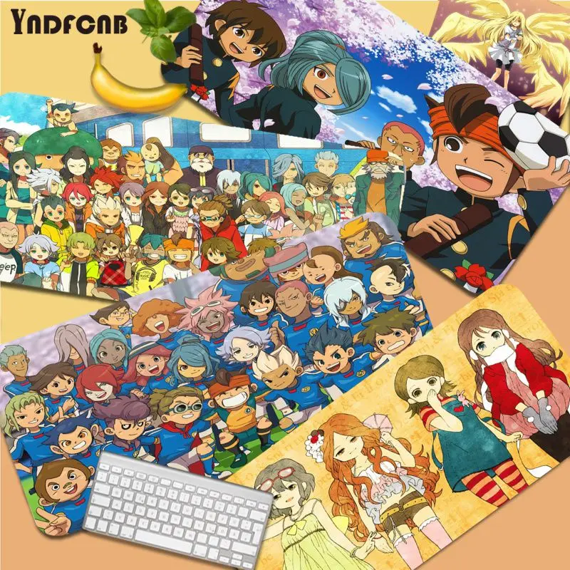 

YNDFCNB E-sports games Inazuma Eleven large/small Pad to Mouse pad Game Size for mouse pad Keyboard Deak Mat for Cs Go LOL