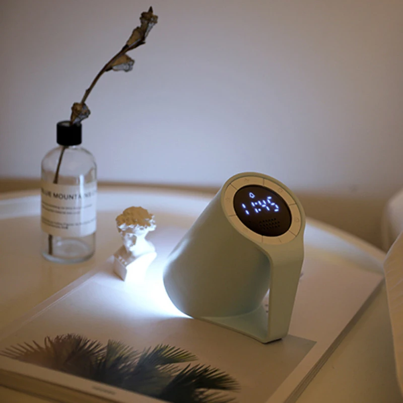 Умный светодиодный цифровой будильник настольные электронные часы с