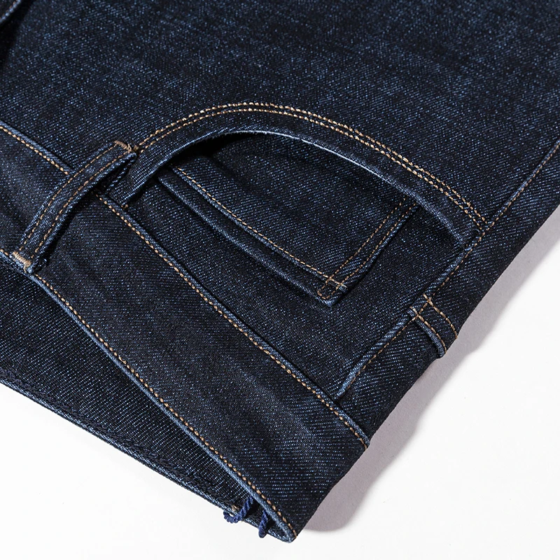 Black Jeans Spijkerbroeken Heren Pants Baggy Slim Fit Trousers Denim Pantalones Hombre High Quality Soft Fashion Business Casual