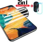 Защитная пленка 2 в 1 для Samsung Galaxy A30 A30S A40 A50 A50S, Гидрогелевая пленка для защиты экрана Samsung A31 A41 A51 A32 A52