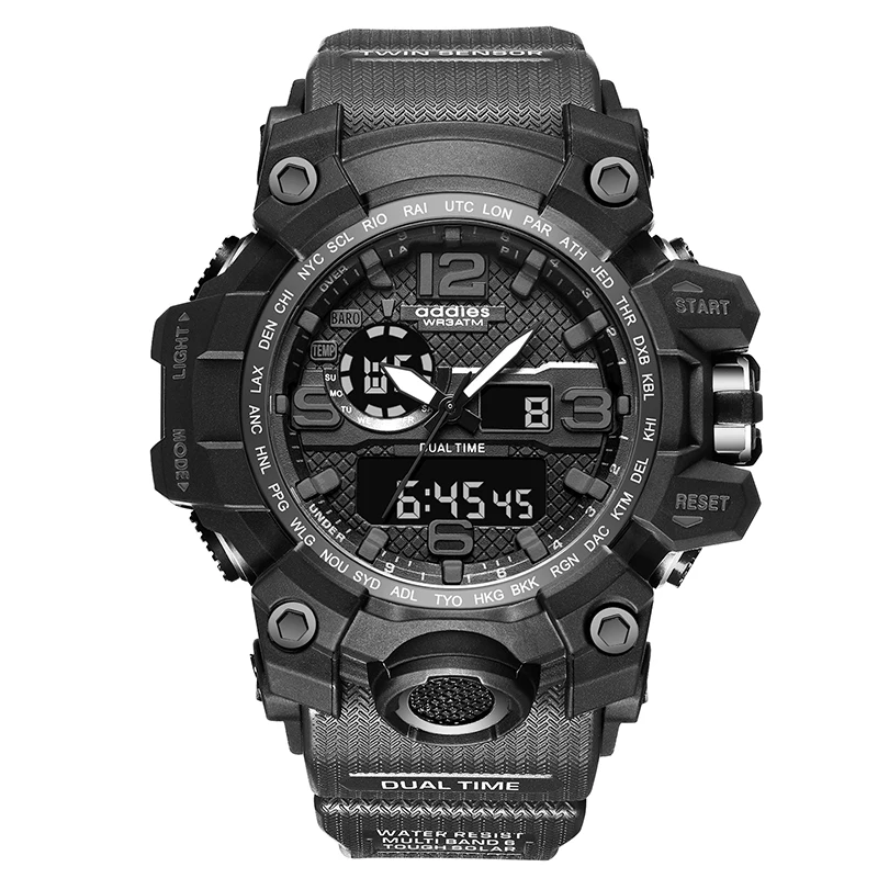 

G Shock Men Digital Watch 30m Water Resistance Outdoor Swim Watch Electric Luxury Clock Alam Military Men's Watch Sports Addies
