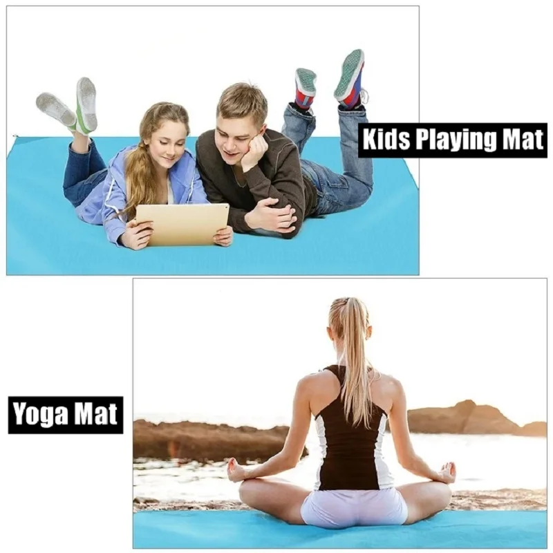 2 м 1 5 коврик для кемпинга без песка волшебный пляжный большой матрас путешествий