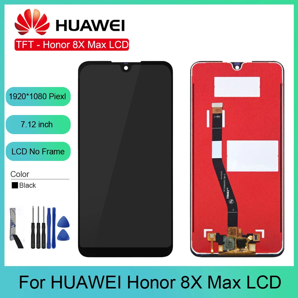 7 12 &quotдля Huawei Honor 8X Max ЖК дисплей + сенсорный дигитайзер в сборе для HUAWEI Glory запасная