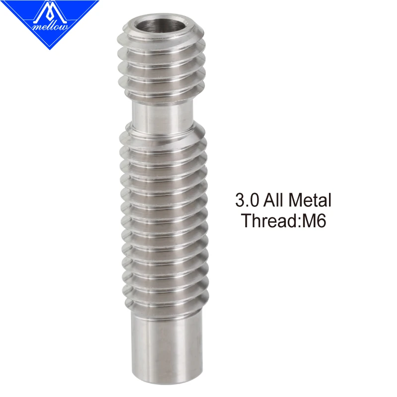 Нагревательный блок Mellow V5 и V6 металлический теплоразрыв для E3D HOTEND Vocano