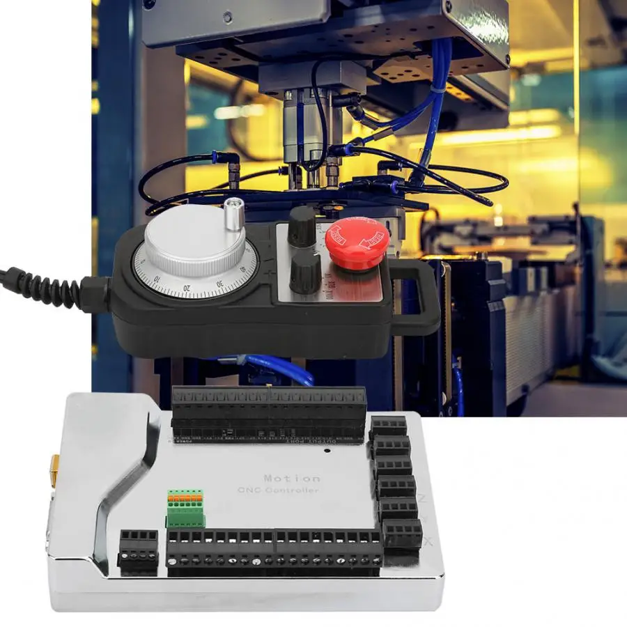 3 осевая карта управления движением CNC ler с функцией экстренной остановки|Маховик|