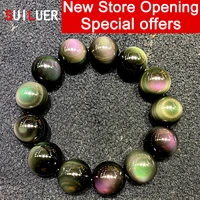 men women high quality natural rainbow eye obsidian bracelet for male fashion charms jewelry natural stones bracelets on hand