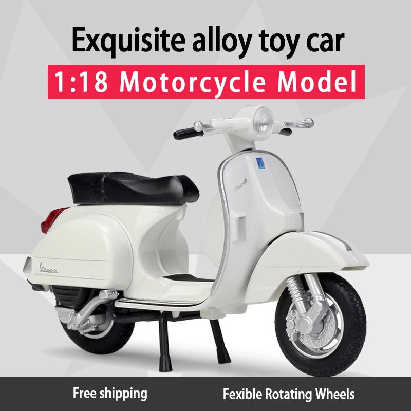 WELLY 1: 9 2016 VESPA PX 125 модель из сплава гибкие вращающиеся колеса игрушка для детей