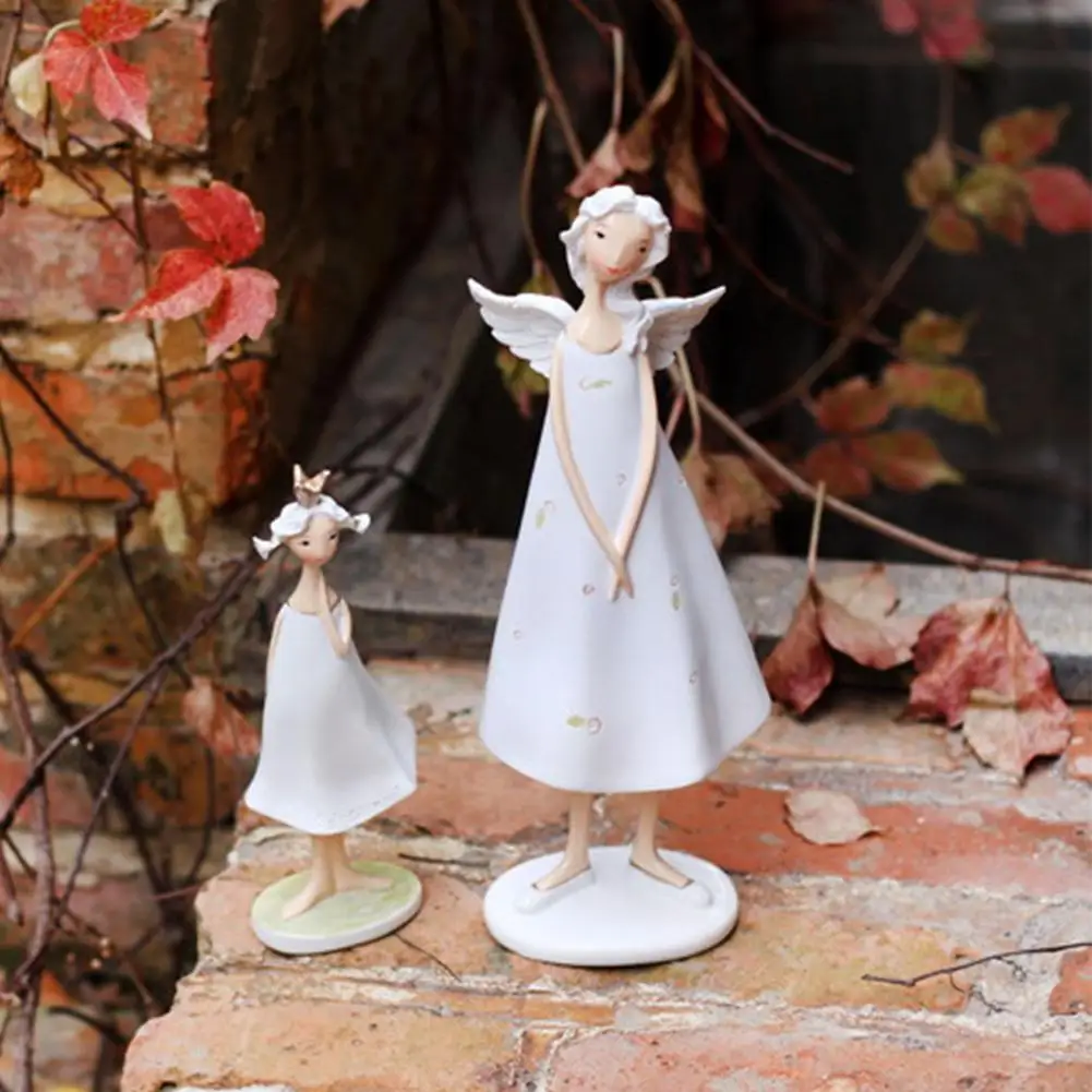 2 шт./компл. Ангел мать дочь эльфы домашний декор изделия сказочные фигурки домашний Декор подарок на день рождения
